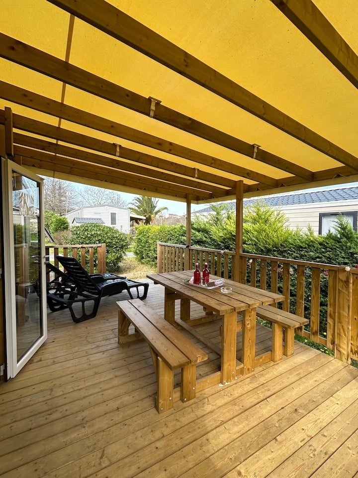 Mobilhome Bahia - 4/6 Personnes - Terrasse - Plage - Bidart