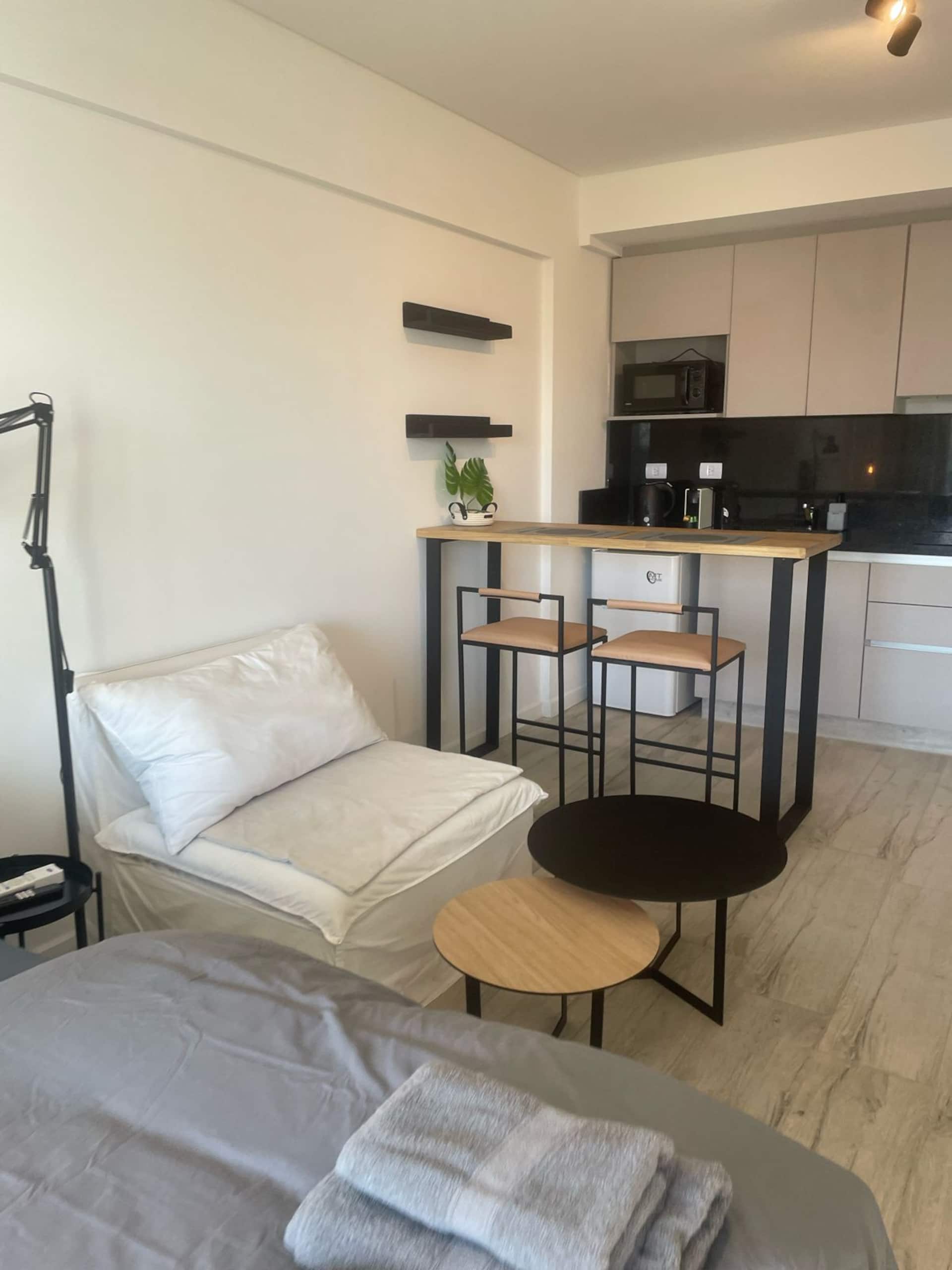 Apartamento novo de 1 dormitório em Chacarita