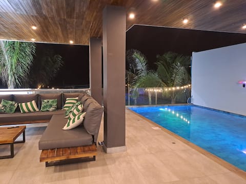 Beautiful beachfront house.