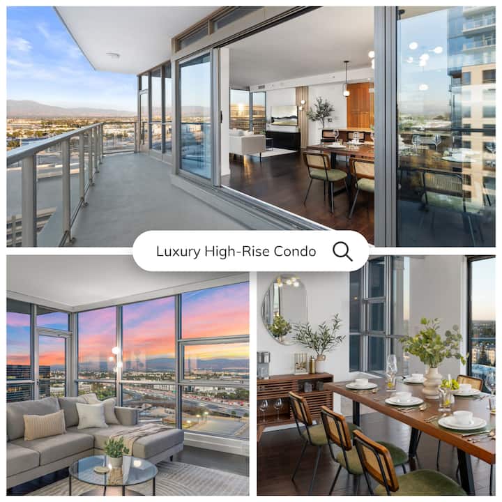 Mid-century Modern High Rise Condo | City Views - Tustin, CA