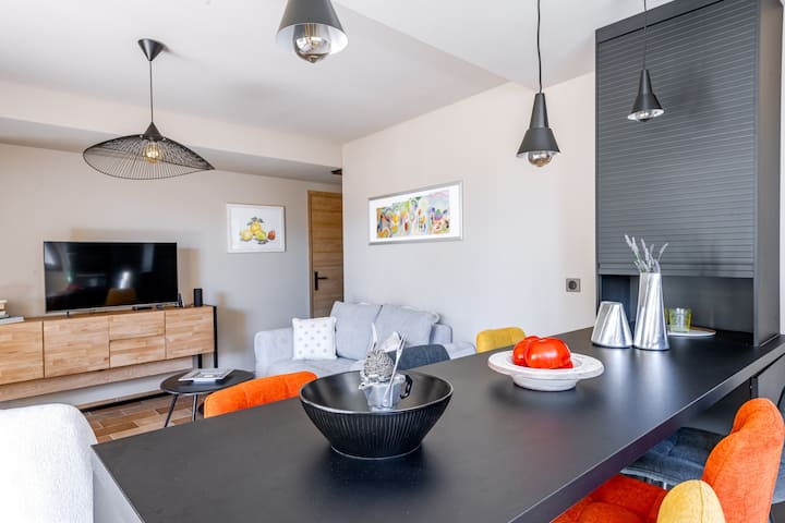 Grange Rénovée Avec Piscine - Mont Serein