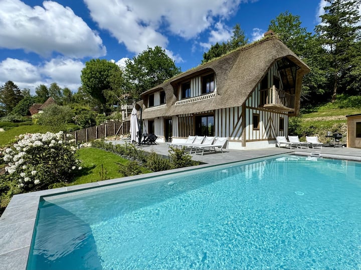 Villa Pierart Deauville Spa Piscine Tennis Vuemer - Deauville