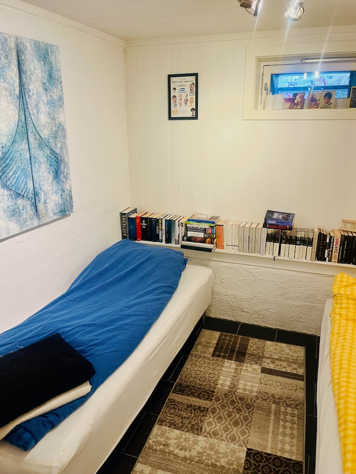 Namještena soba koja se obično koristi kao gostinjska soba. 2 kreveta od 80 * 200. 