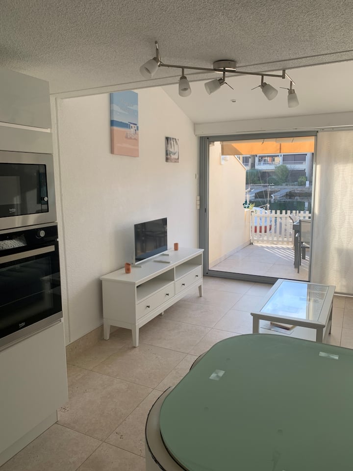 Exceptionnel: Appartement Climatisé Sur Marina - Gruissan