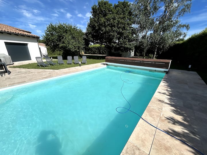 Villa Milla Climatisée - Piscine Chauffée 12 Pers - Chabeuil