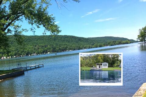 DeRuyter Lakefront camp big porch/lawn & boat slip