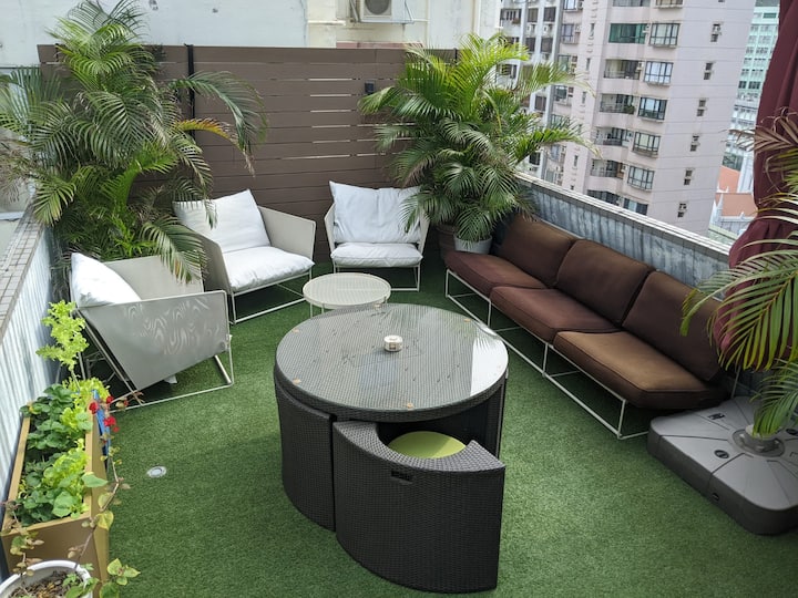 1br Central Private Rooftop 1 Min To Lkf/tai Kwun - Hong Kong