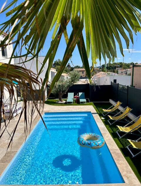 Villa Mila* Swimming pool, petanque, beaches nearby