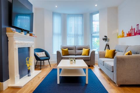 Spacious 5 bed house near City Centre