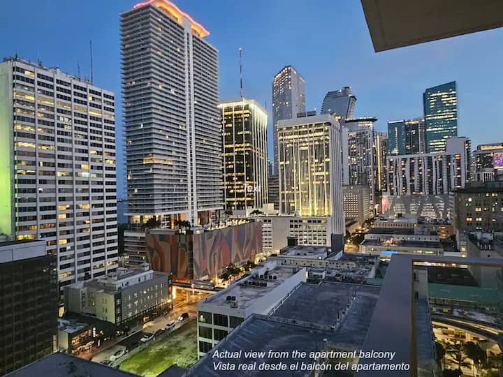 Downtown 1br Near Bayside With Balcony And Pool - Miami