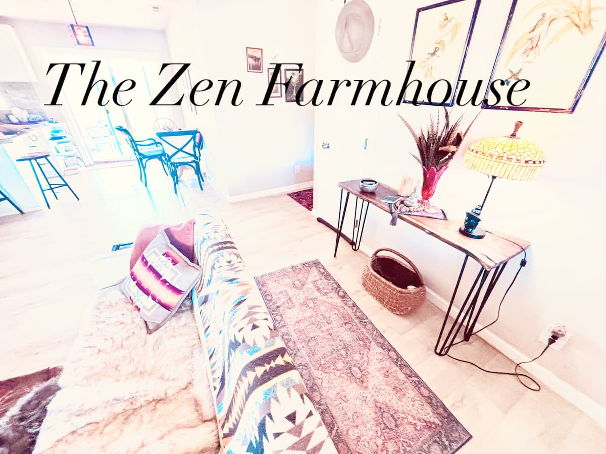 SHARED AREA We try to buy furniture locally and much of our decor is handmade by locals. We have almost zero stores in the county! The vibe here is a simple mix of farm antiques, r