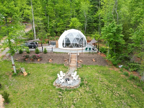 PondviewDome @CarolinaDomes, w/hot tub, nearL/Lure