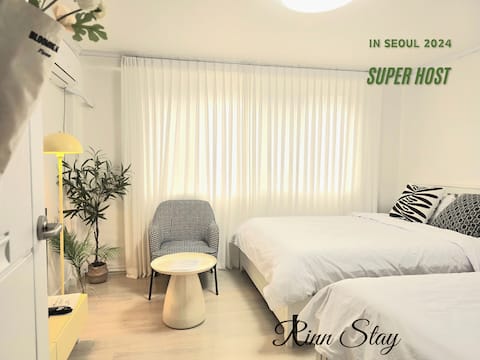 [Rinn Stay] # Additional person discount # Seoul National University # Hongdae # Gangnam # Airport Bus 6003 # OTT
