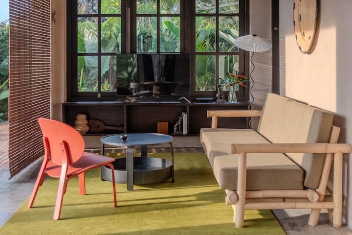 Tropical 2br House With Ac, Private Pool & Garden - Ubud