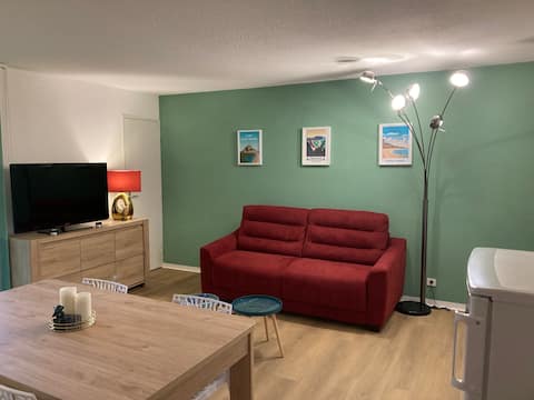 Top performing Airbnb: 25 m from the beach / Sea Front / Garden Level in Jullouville