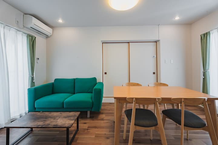 新宿から3駅6分下車5分 新宿の夜景を眺めながら過ごす 3ベッドルームのプライベート空間