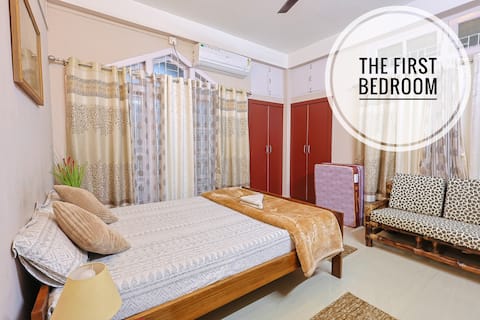 Solace 1-Luxury 2BR AC Suite•Parking•Self Check-In