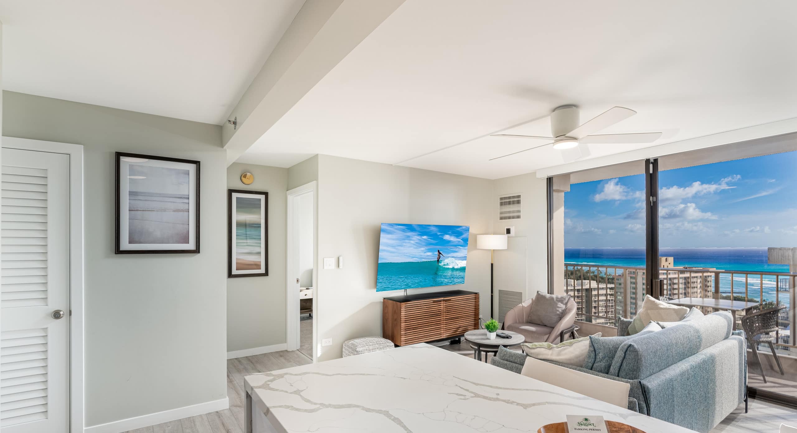 Ocean View Sunset, Free Parking, Pool, 5m to Beach - Image 4