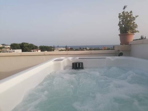 Lu Mare di Villa Salentu, bilocale con jacuzzi