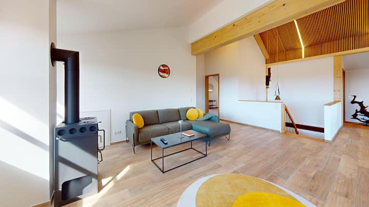 Heimatel: 110m² Luxus Penthouse Mit Pool Im Allgäu - Scheidegg