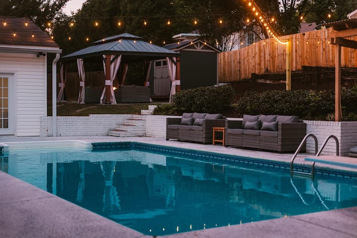 10 Min To Masters, Golden Tee, Outdoor Tv And Pool - North Augusta, SC
