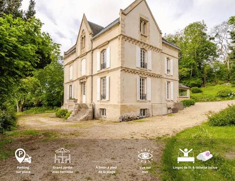 Beautifully villa with sea view 1km Arromanches