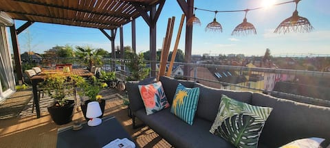 Beautiful duplex rooftop