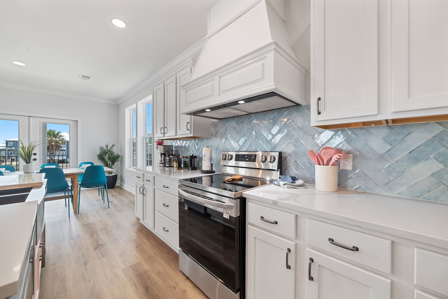 Oven with air fryer setting