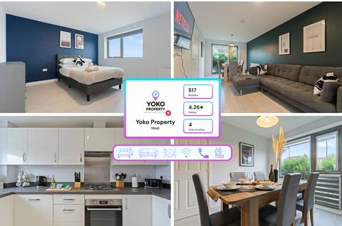 Exquisite 7 Bedroom 5.5 Bathroom House w/ Parking