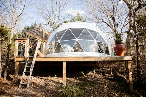 Geodesic Sunset Dome