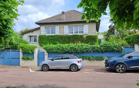 Family home with garden