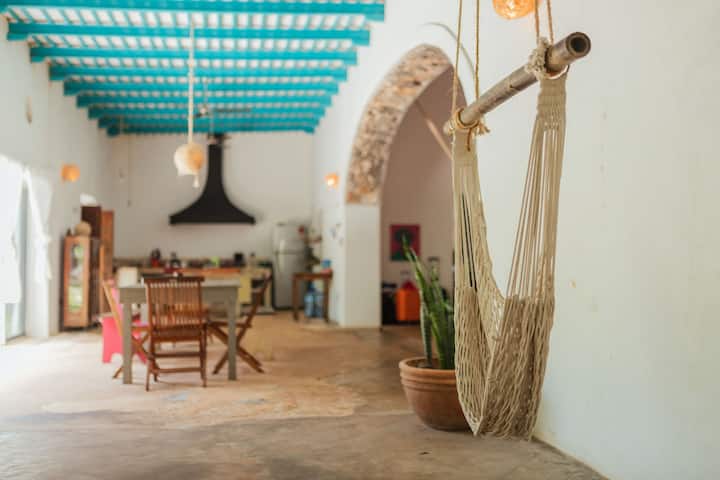 Hacienda Cuch Balam Con Alberca Y Cenote Para 4 - Yucatán