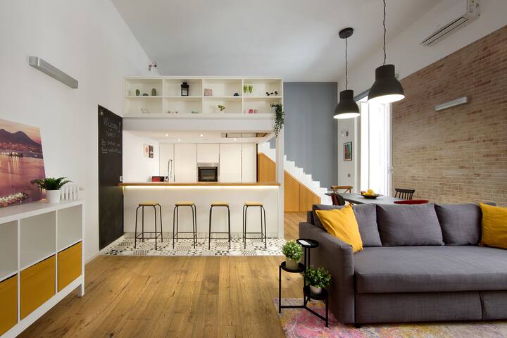 SeaFront Loft Napoli – 1 min. from main Waterfront gallery image 2