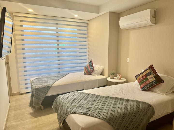 Užite si pohodlie a pohodlie tohto príjemného priestoru pre zmysly.