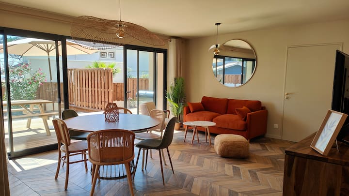 Villa Camélia - Vue Mer Et Jacuzzi - 6/8p - Lacanau Océan