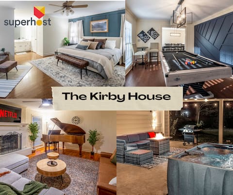 King Bed/Jacuzzi/2Game Rooms/Coffee Bar/Sleeps 16