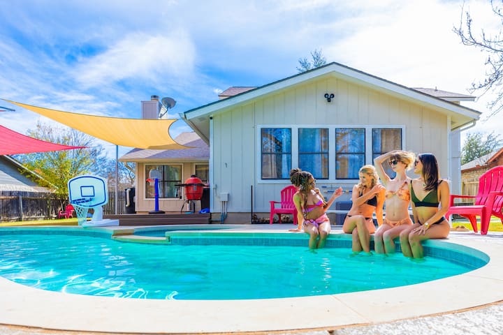 Austin Rodeo-HeatedPool/Hottub/PoolTable w/BallPit