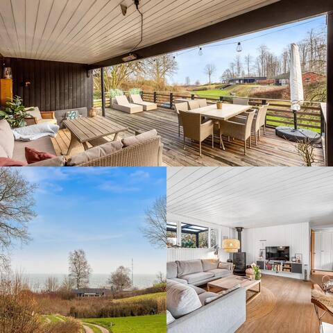 Cottage with sea view and 5 min from the beach