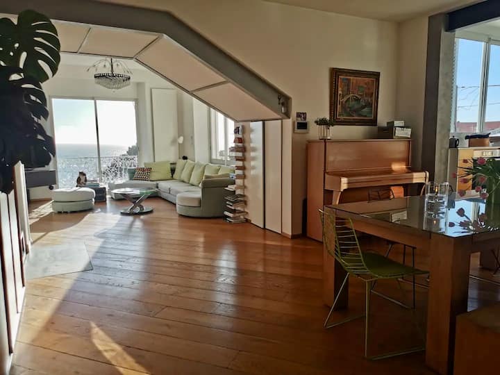 Villa Hélios -Vue Mer, Terrasse, Piscine, Parking - Marseille
