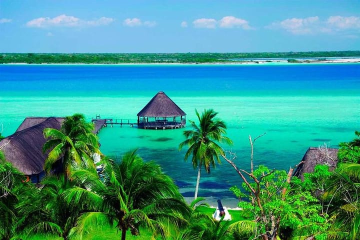 Casa En El Centro Estilo Mexicana A Pie De Laguna - Bacalar