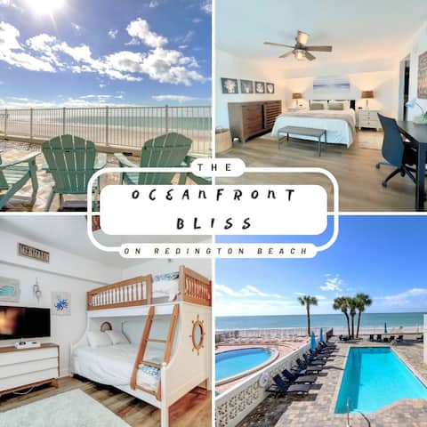 Beachfront Oasis 4BD/3BA w/Huge Patio, Pool, SUP