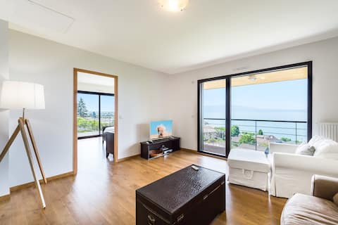 Top Airbnb: An Exceptional Villa in front of Lake Geneva à Publier