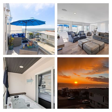 Luxe & Comfy Gem: Ocean View Decks, Hot Tub