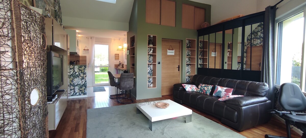 Top performing Airbnb: Cozy accommodation with a local Furnished 3* tourist accommodation in Cléder