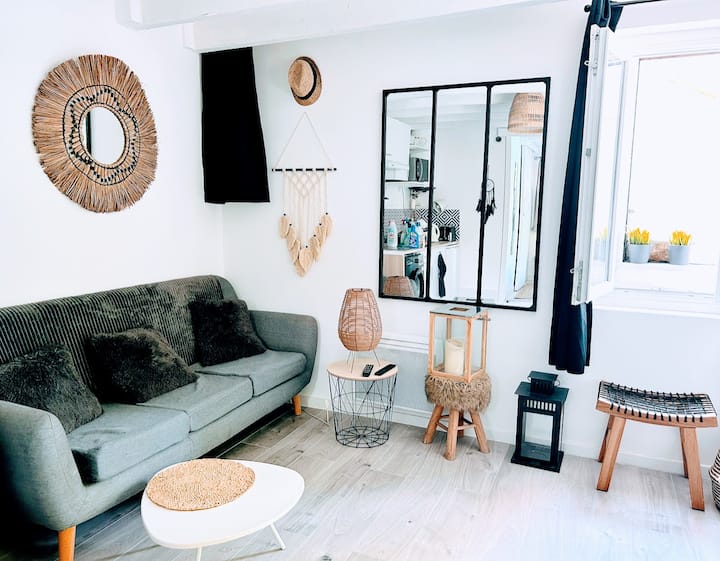 Serenity - Calm Comfort, Garden Vibes A/c Downtown - Saint-Laurent-du-Var