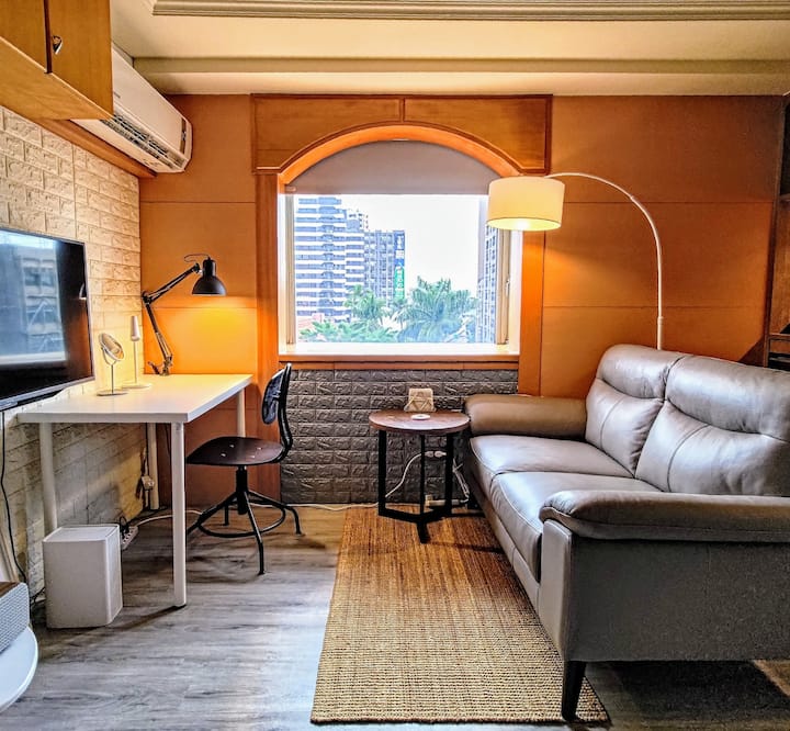 Amazing View|luxury Sofa|clean & Cozy|downtown Mrt - Taipéi