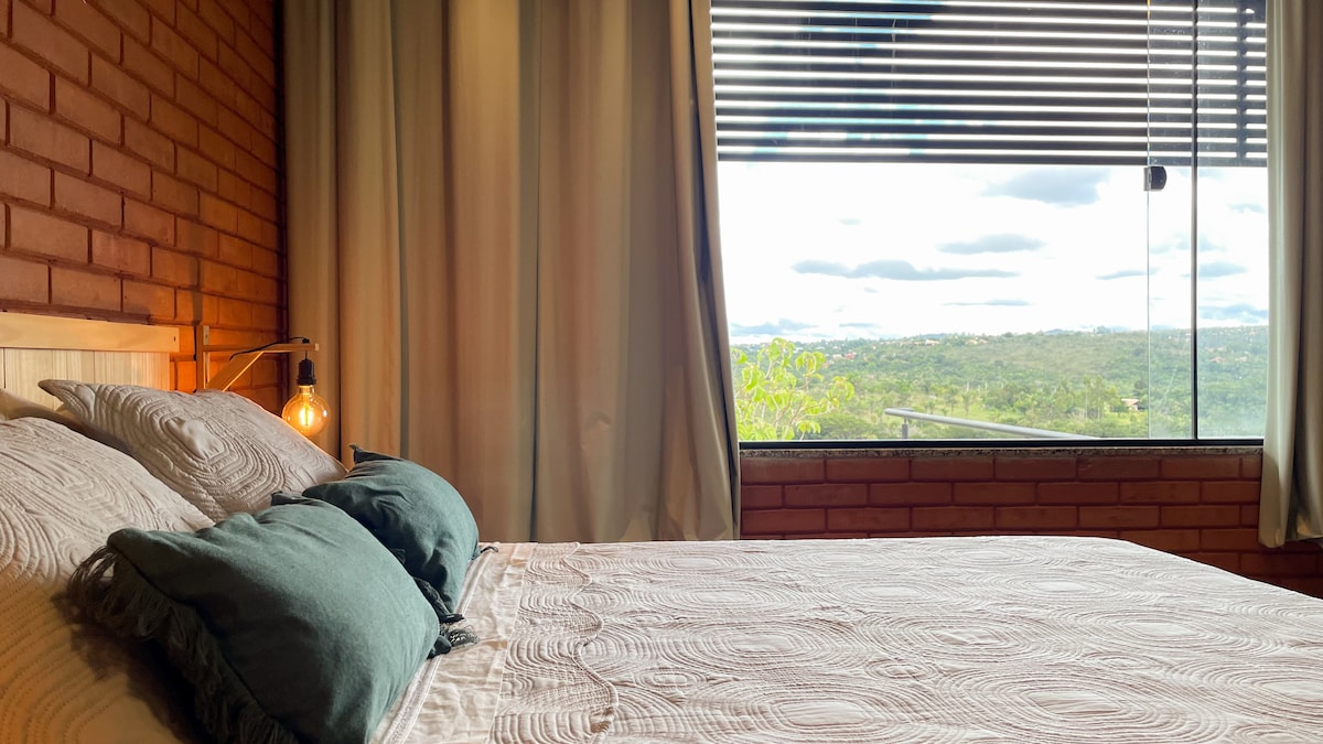 Do quarto também pode curtir a vista.