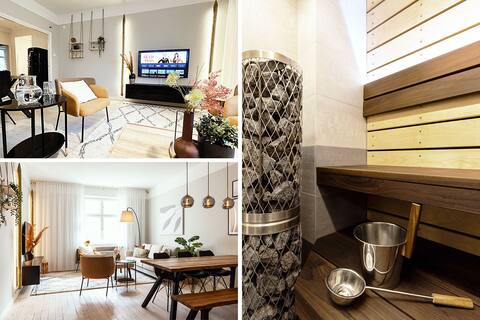 Unique & Scandinavian 2BR | Sauna, Center, Metro