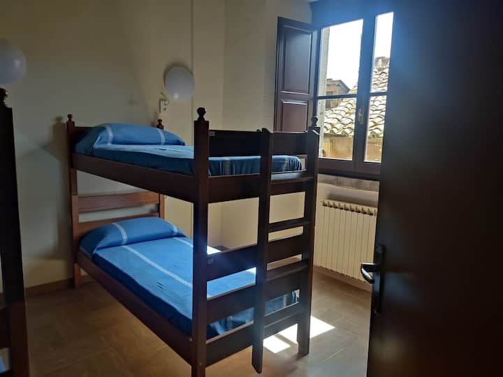 Ostello San Marco: Camera 4 Letti, Bagno Condiviso - Castiglion Fiorentino