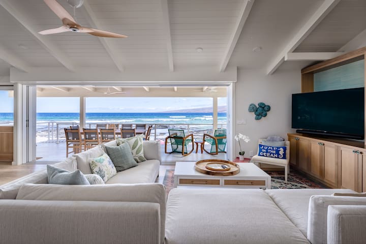 Absolutely Stunning Oceanfront Puako Beach House!
